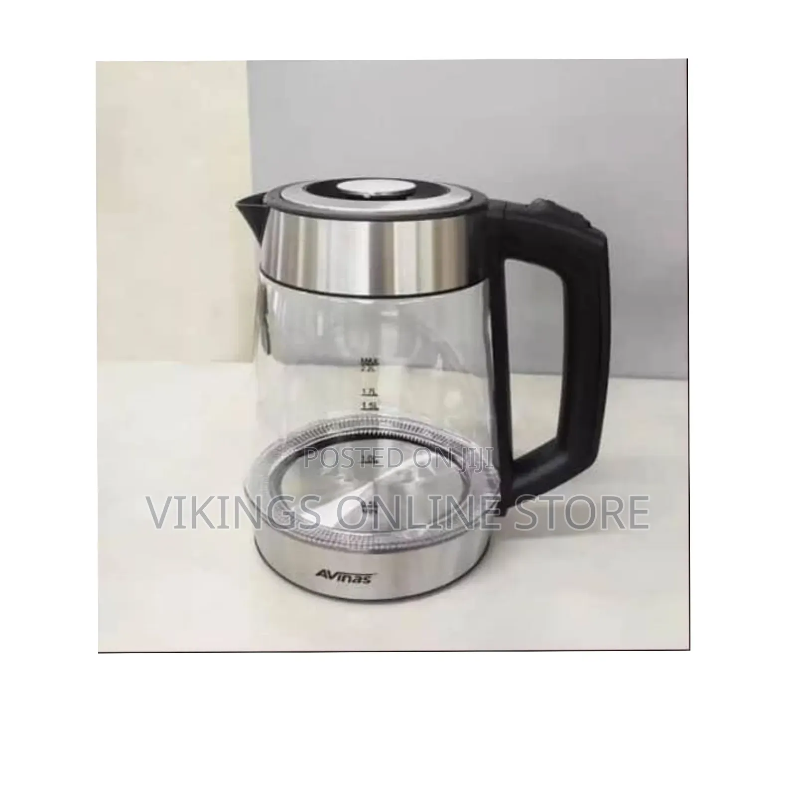 Avinas 2.2 Litre Glass Electric Milk Water Boiling Kettle Boiler Jar