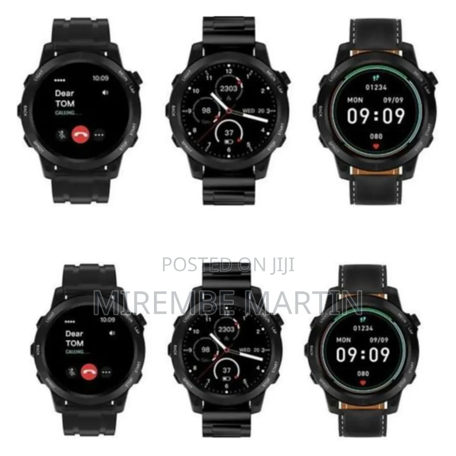 Haino Teko 1 Piece of RW- 46 Men Smart Watch With 3 Pairs Straps HD