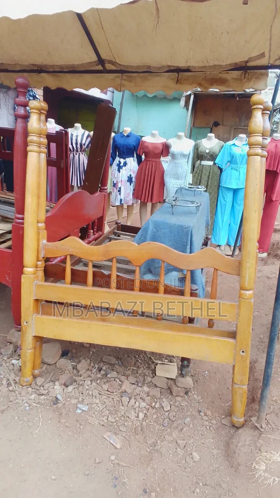 Used / Second Hand 4by6 Wooden Bed on Quick Sale