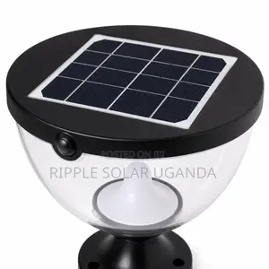 Solar Garden Pillar Light Waterproof Outdoor Fence Lamp