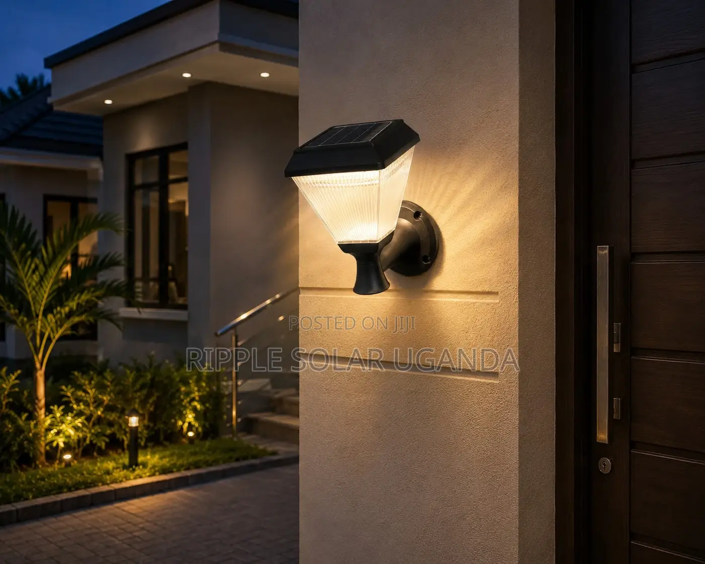 Solar Wall Lantern IP65 Motion Sensor Security Lamp