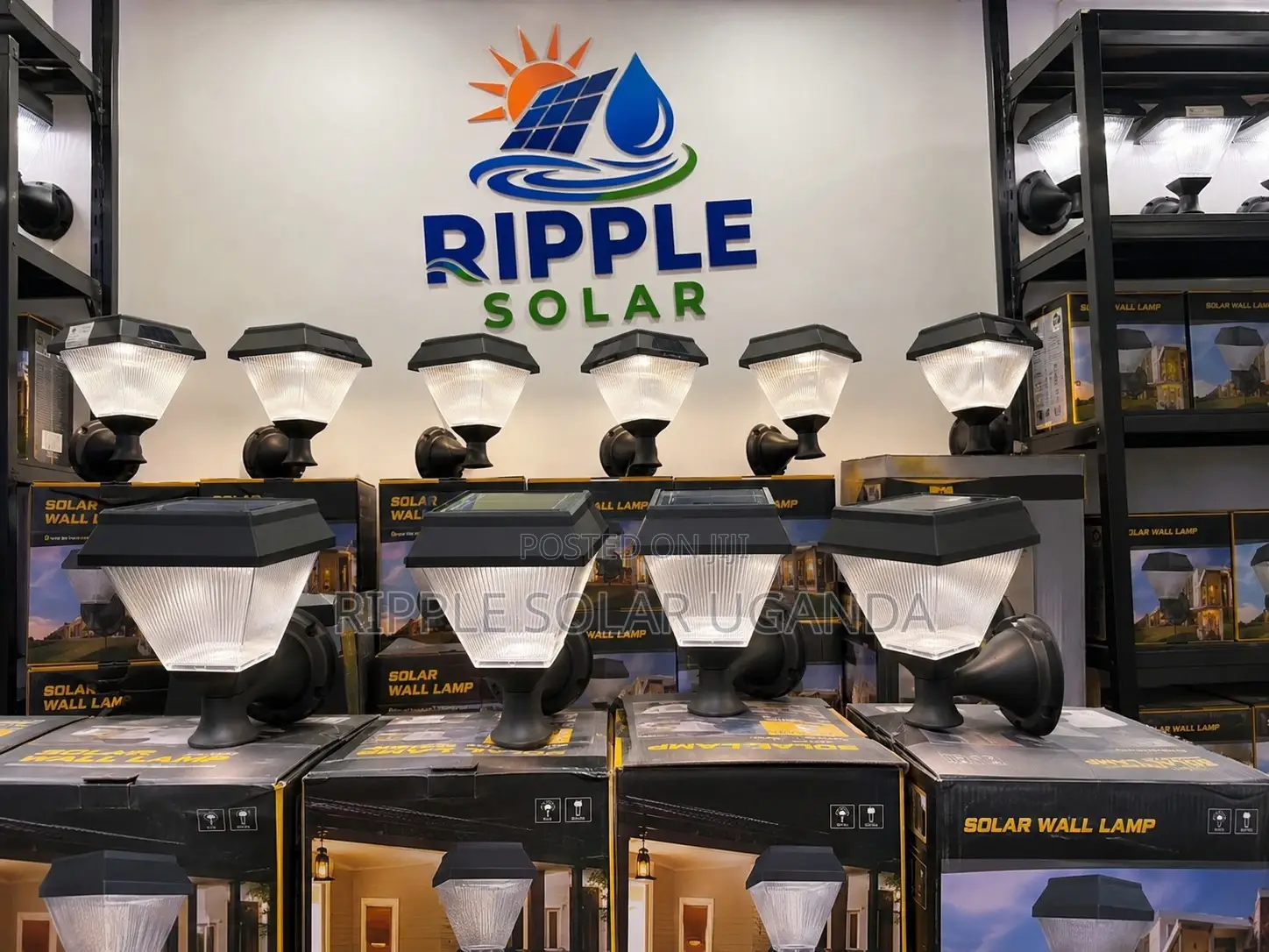 Solar Wall Lantern IP65 Motion Sensor Security Lamp