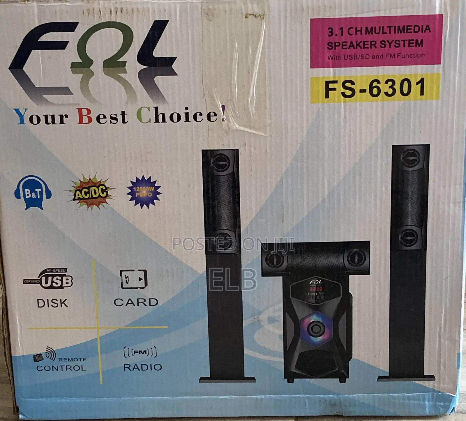 3 in 1 Multimedia Speaker System