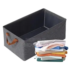 Foldable Gray Fabric Wardrobe Organizer