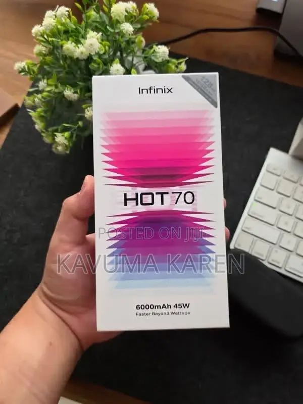 New Infinix Hot 70 256 GB Black