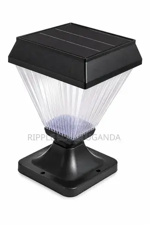 Solar Garden Post Light Waterproof Outdoor Fence Lamp
