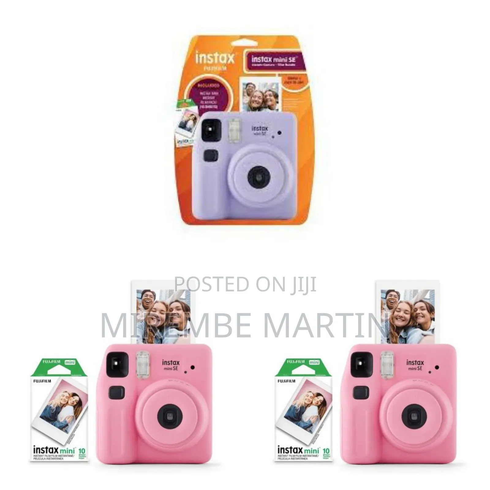 Fujifilm Instax Mini SE Instant Camera With Bonus 10 Pack Mini Film