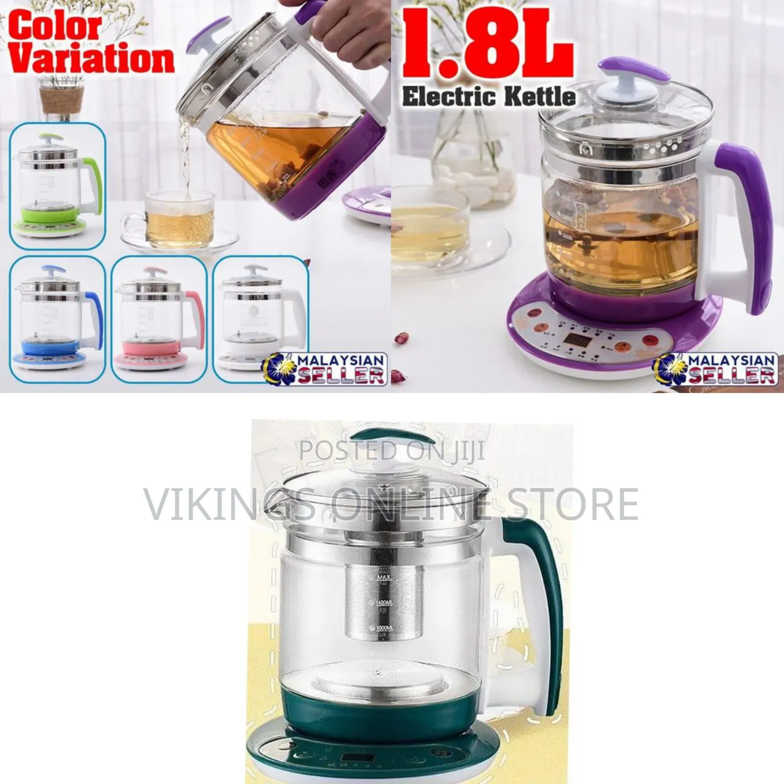 1.8L Electric Kettle Insulation Smart Constant Automatic Thickening
