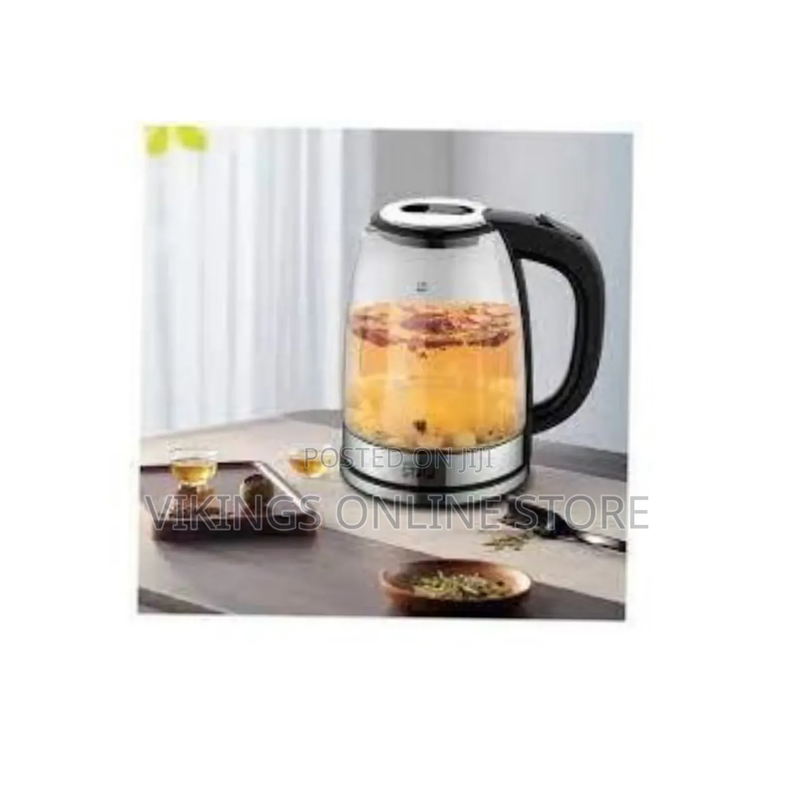 Winningstar 1.8L SS201 High Borosilicate Glass Electric Kettle