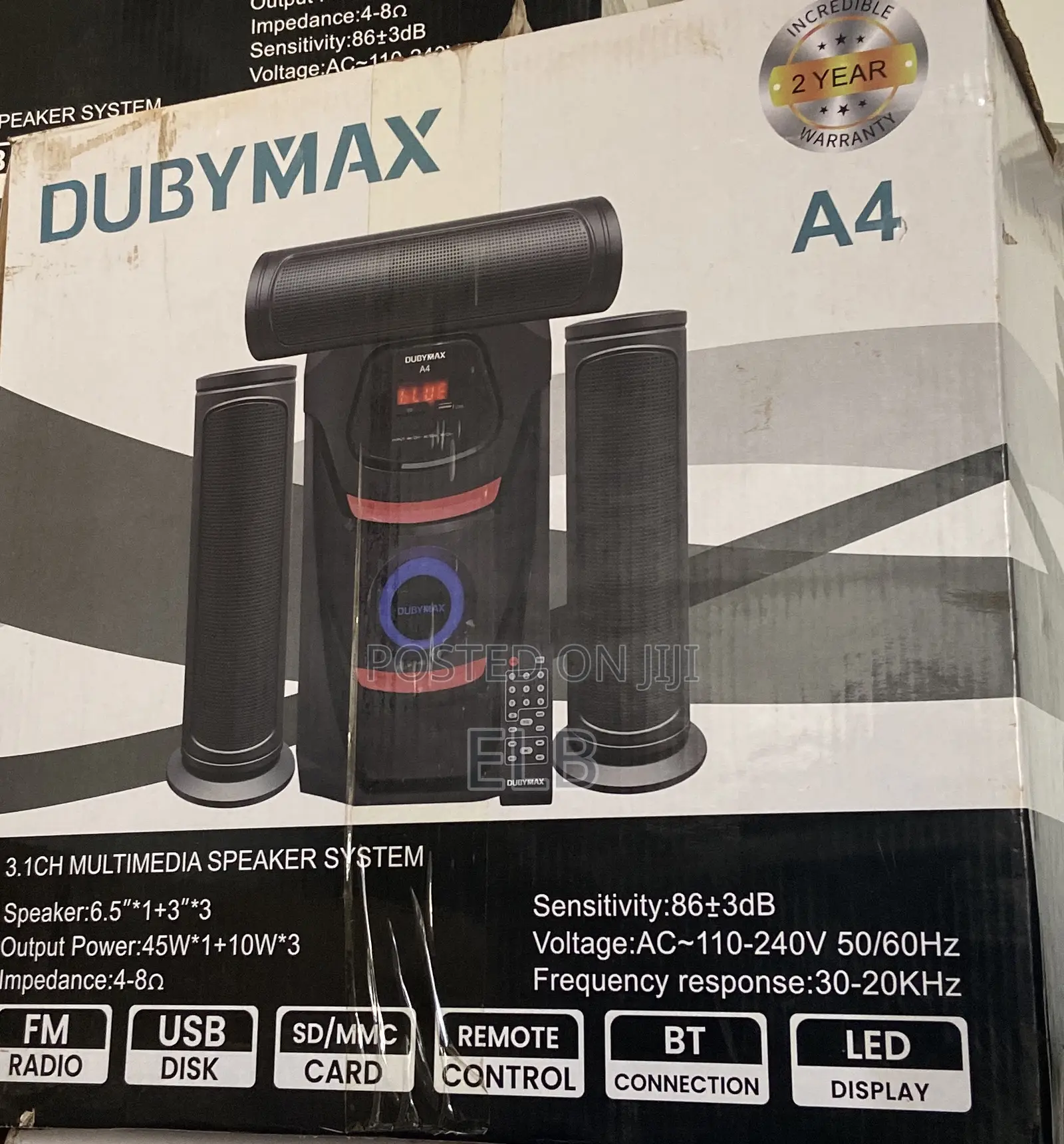 Duby Max 3.1 Multimedia Speaker System