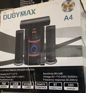 Duby Max 3.1 Multimedia Speaker System