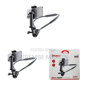 Jmary MG-01 2 in 1 Magnetic Neck Cell Phone Holder Mount Stand
