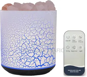 3-in-1 Himalayan Salt Lamp Diffuser Air Humidifier (400ml)