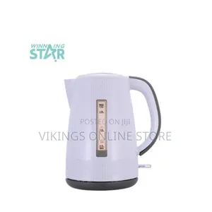 WINNING STAR 1.7 Litre Cordless Electric Kettle With Transparent