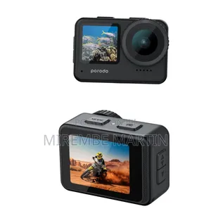 Porodo Lifestyle Fully Waterproof UHD Action Camera 900mAh Dual