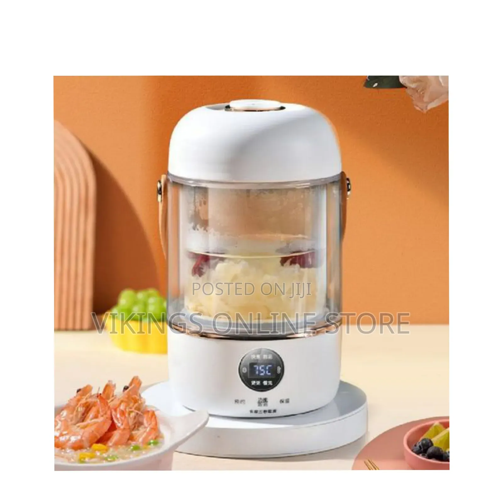 Mini Electric Stew Pot, Portable Electric Slow Cooker Multifunctional