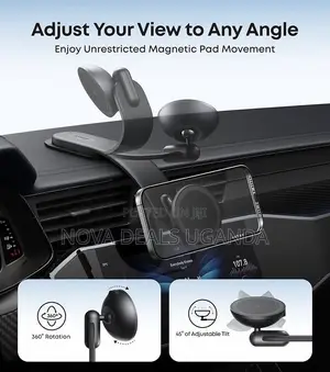 Anker Nano Wireless Car Charger With 25W Car Adapter and USB C Cable