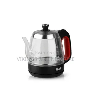 RAF 1.2L Electric Glass Kettle Heat Resistant Boiling Ceramic Glass