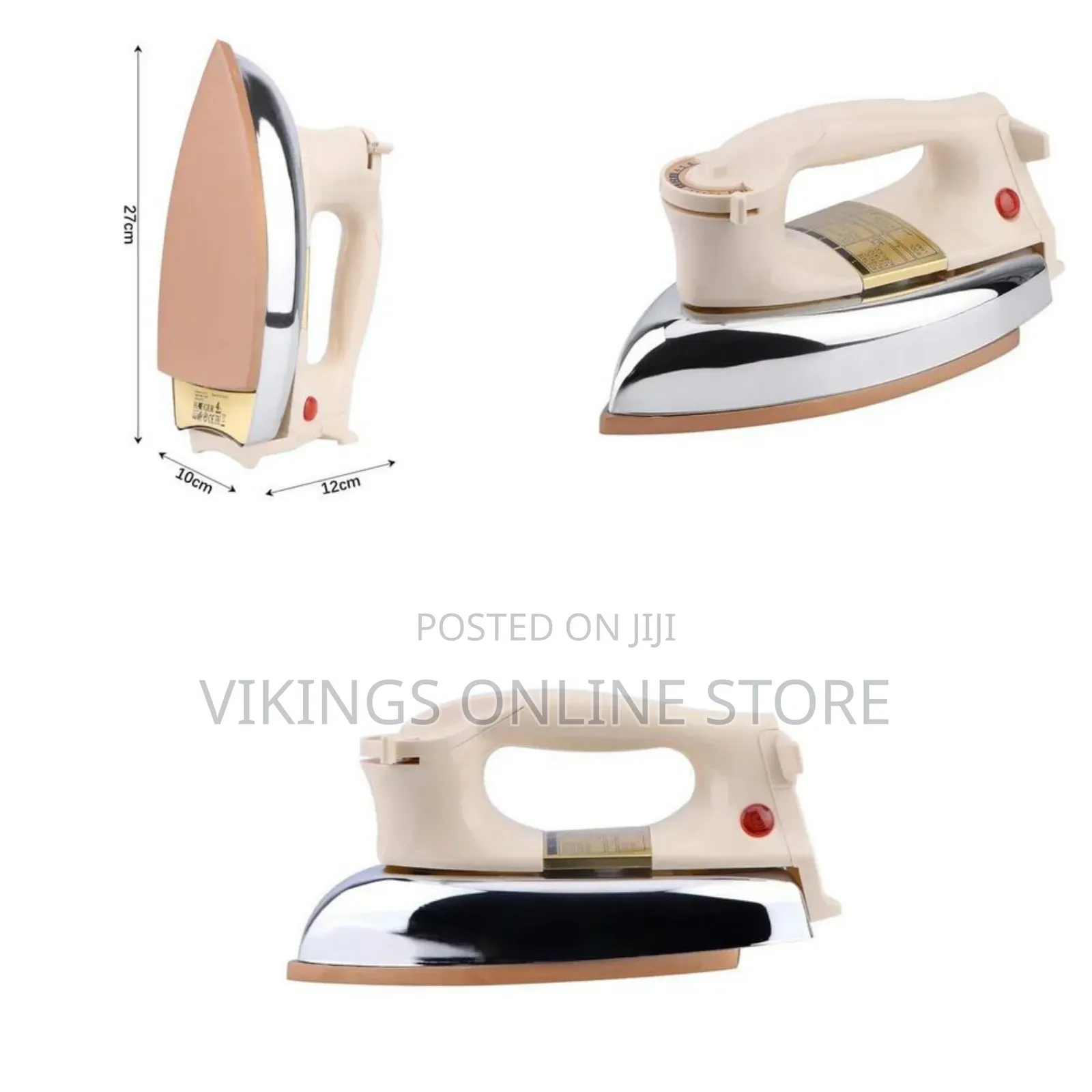 RAF Handheld Electric Dry Iron Portable Pressing Iron for Clothes