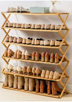 6 Layer Wooden Shoe Rack