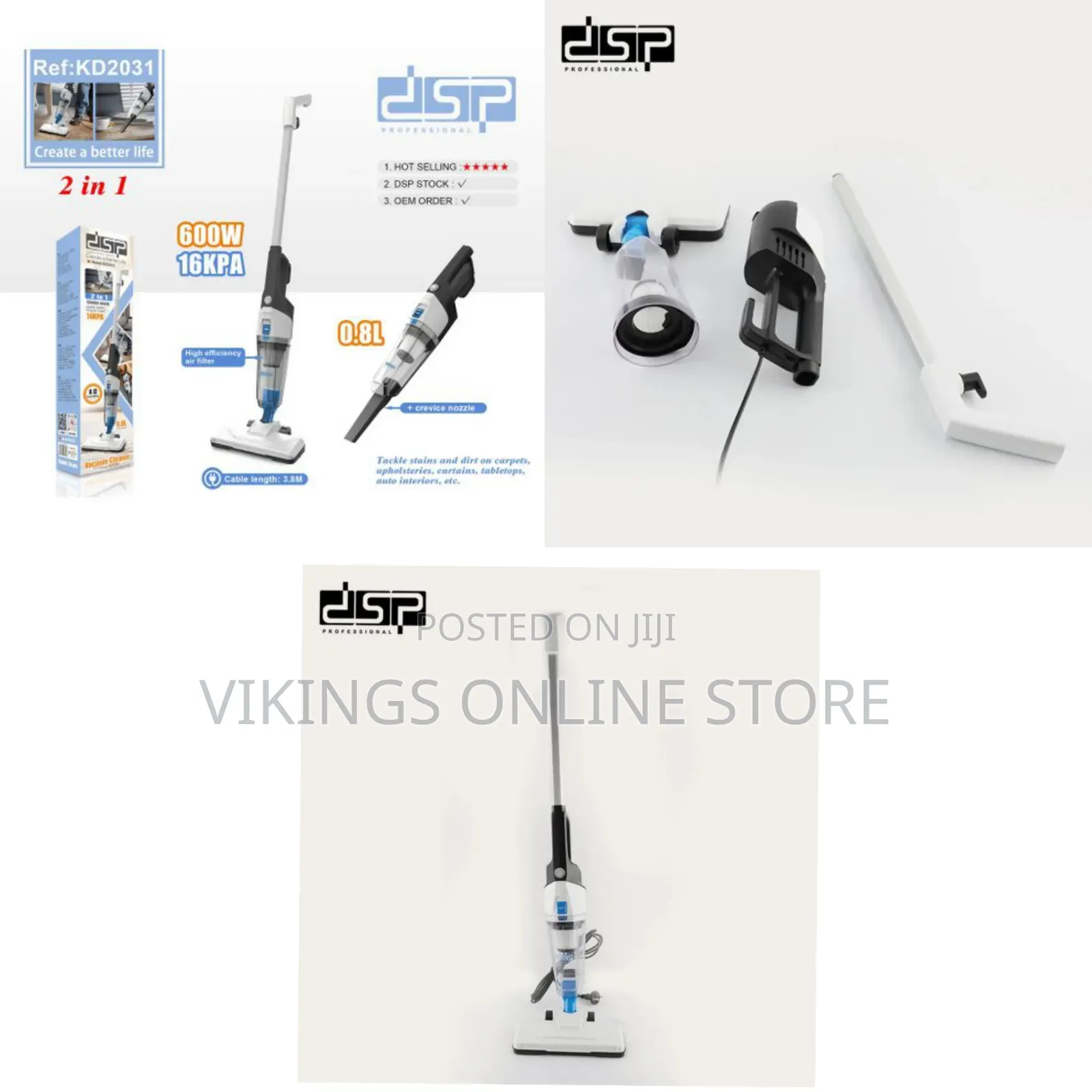 DSP Wireless Vacuum Cleaner Portable Handheld Household for Home
