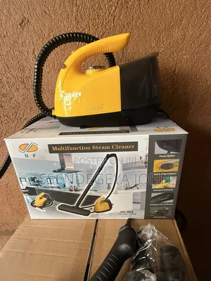 Yellow and Black Handheld Multifunction Steam Cleaner