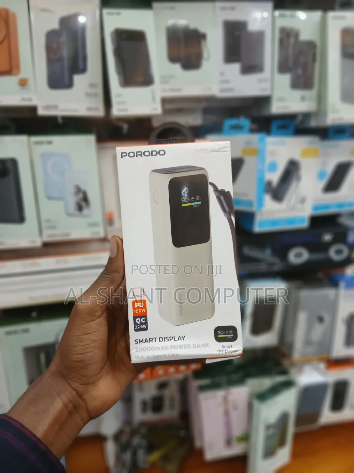 Porodo Smart Display 20000mAh Phone and Laptop Powerbank