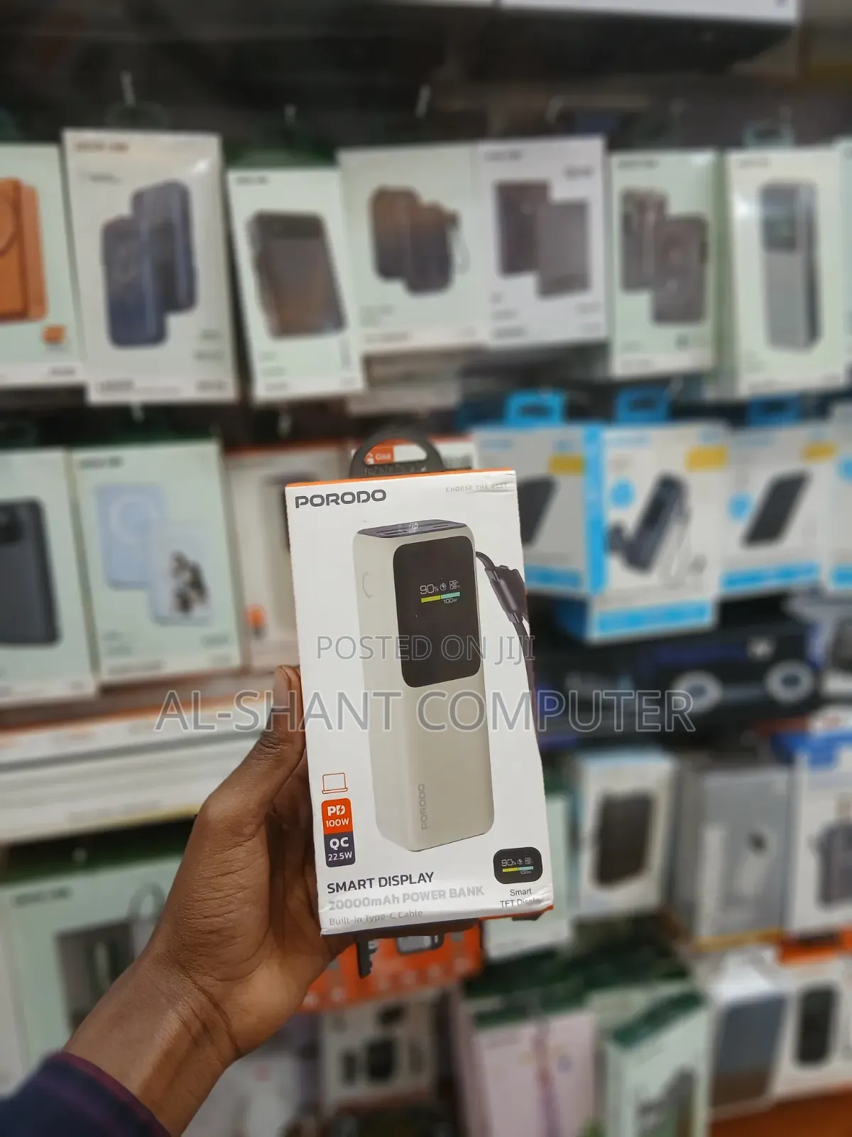 Porodo Smart Display 20000mAh Phone and Laptop Powerbank