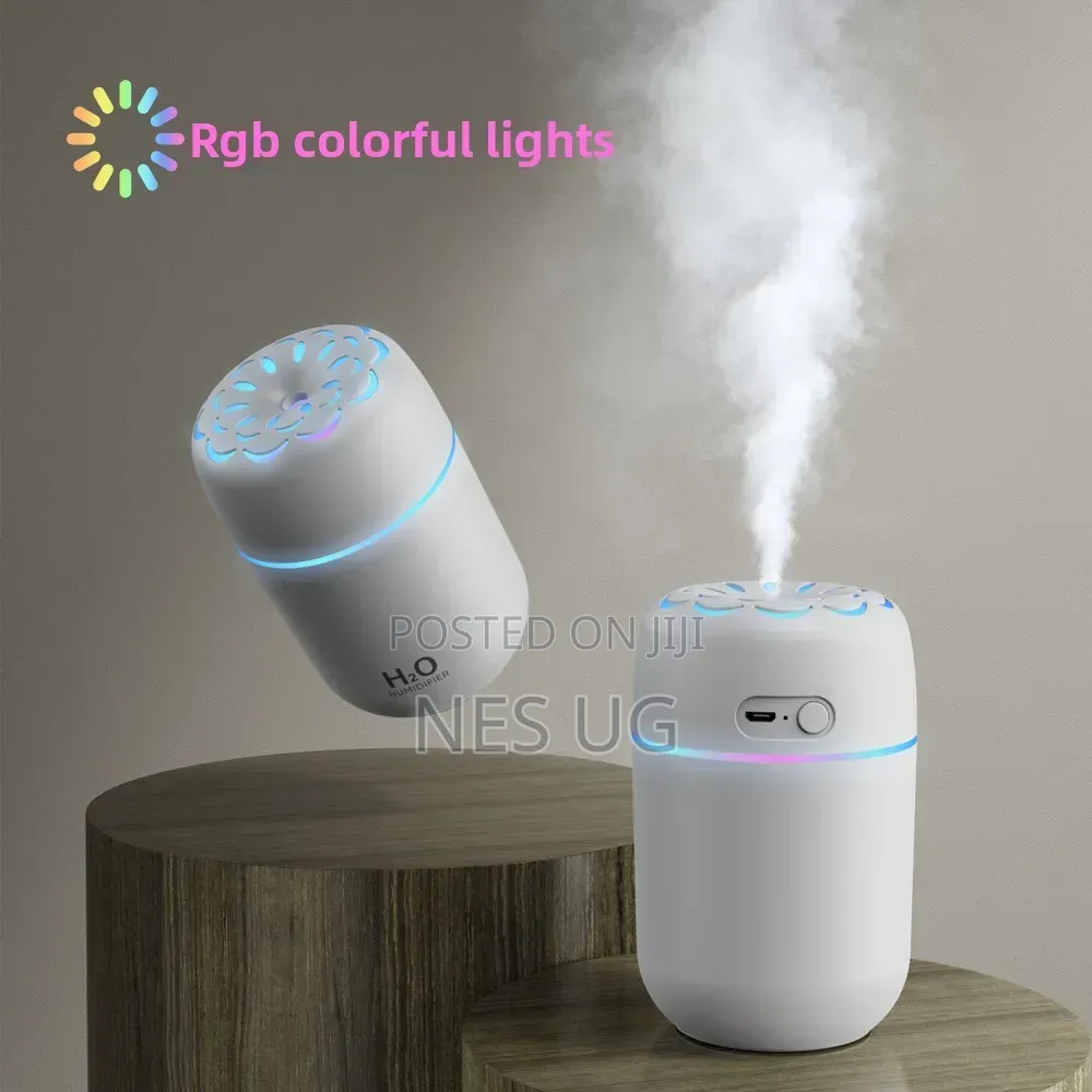 Portable Ultrasonic USB Humidifier Diffuser - White