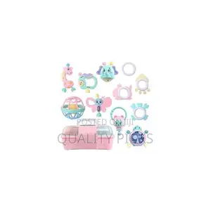 Toddler Rattle Set - 11 Pieces Soft Rubber