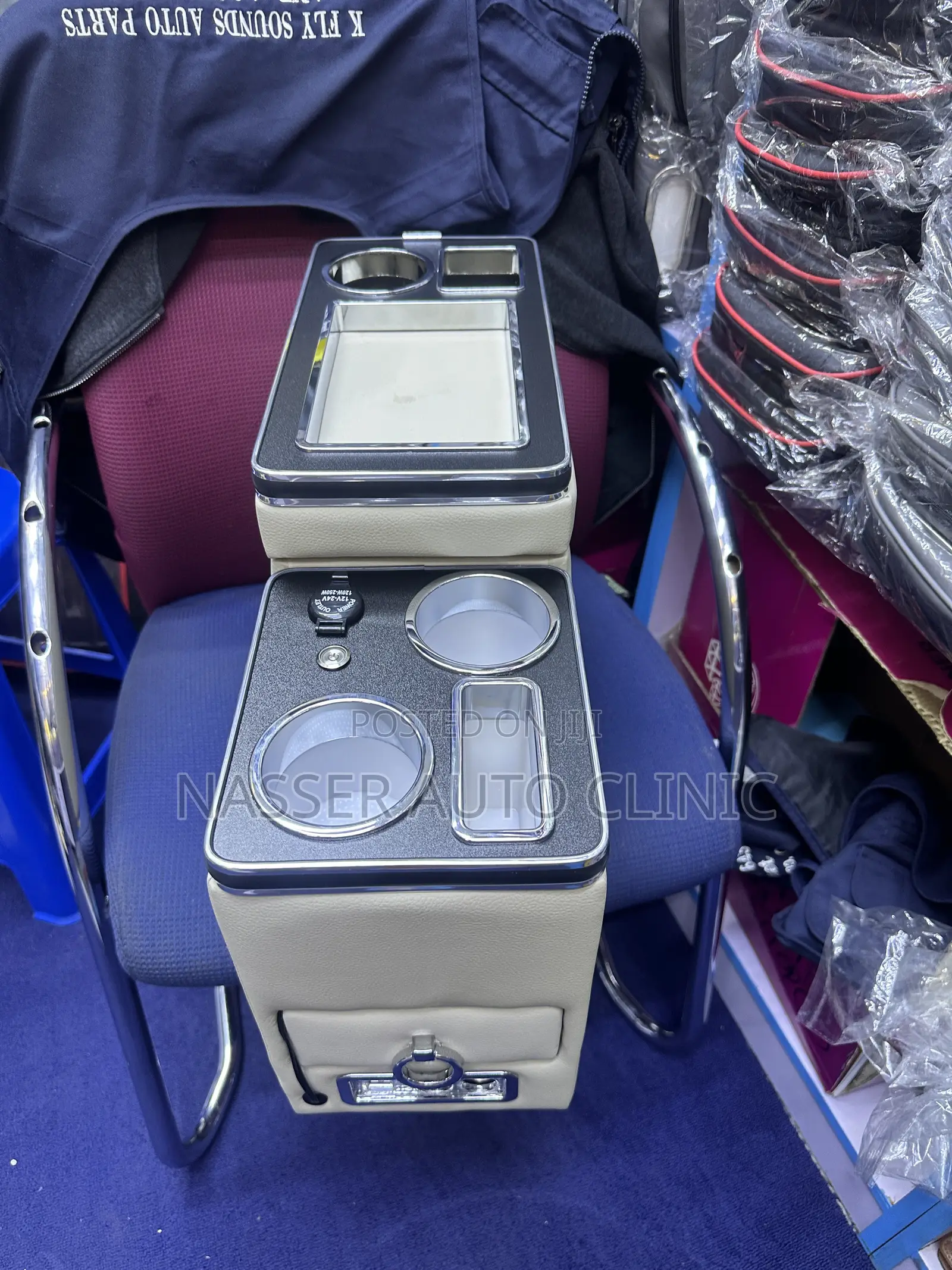 Arm Rest Box With Charging Ports