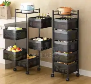5 Tier Kitchen Movable Rack