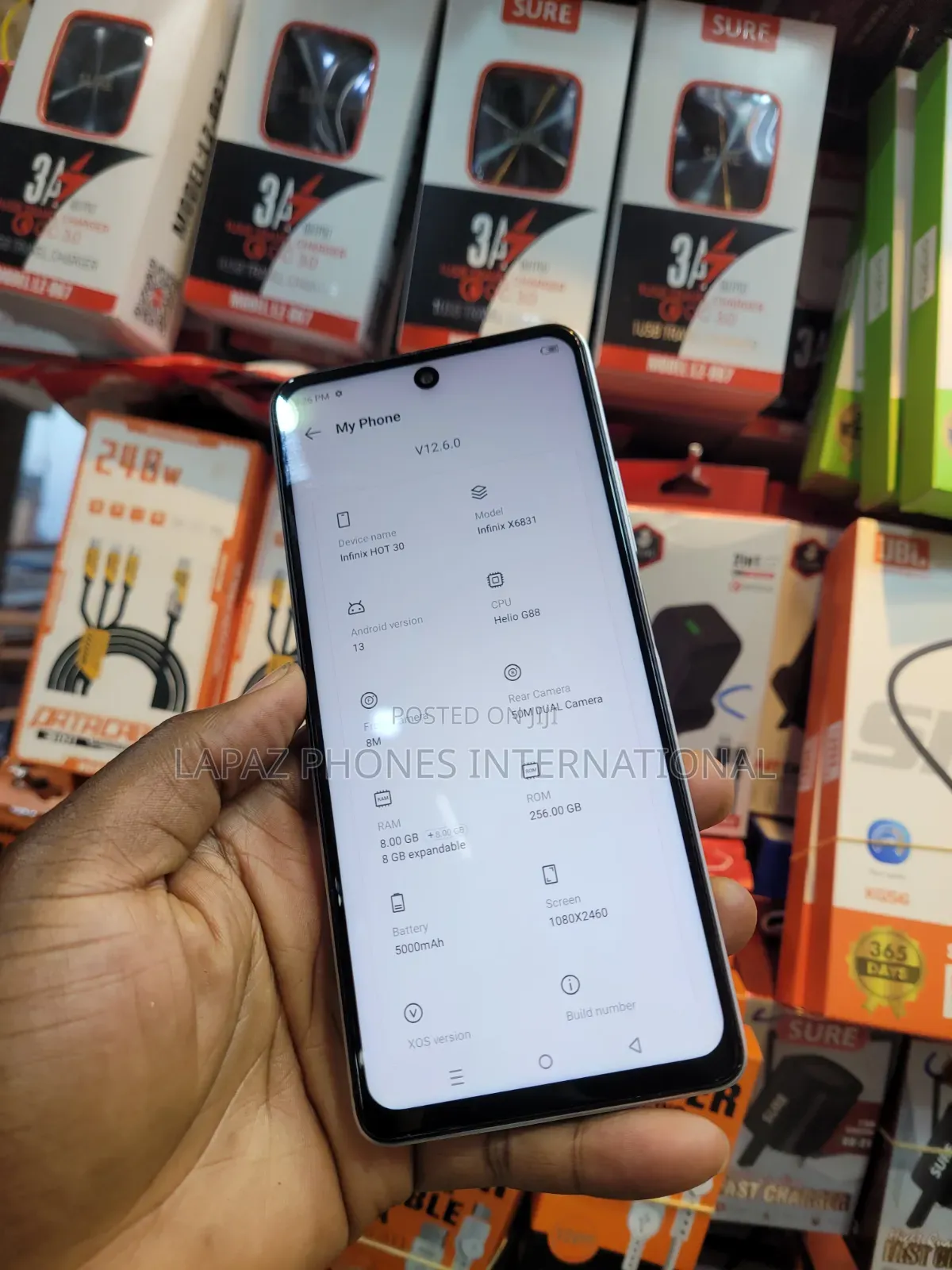 Infinix Hot 30 256 GB White