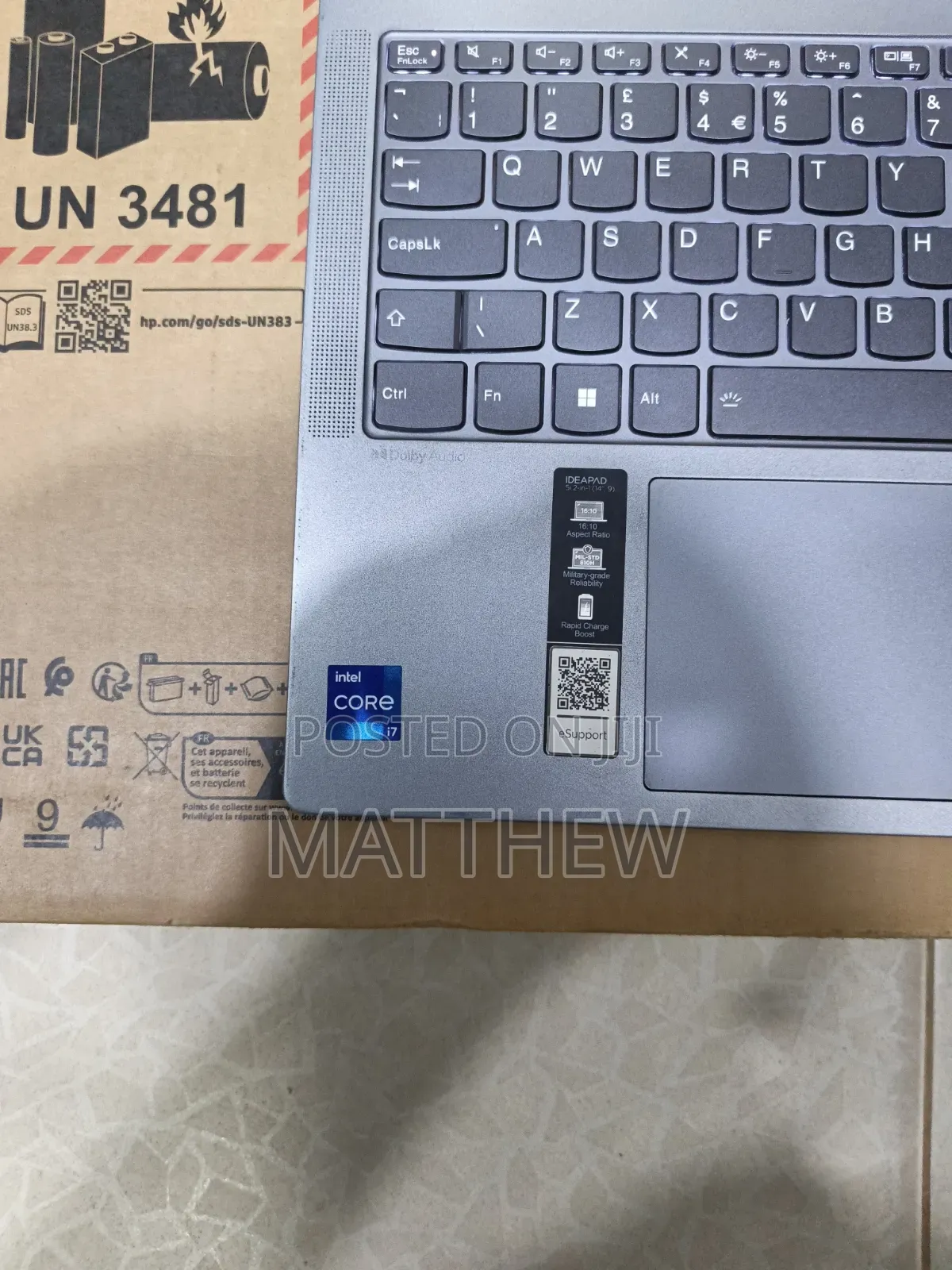Laptop Lenovo IdeaPad 5 Slim 13th Gen i7 16GB Intel Core i7 SSD 512GB