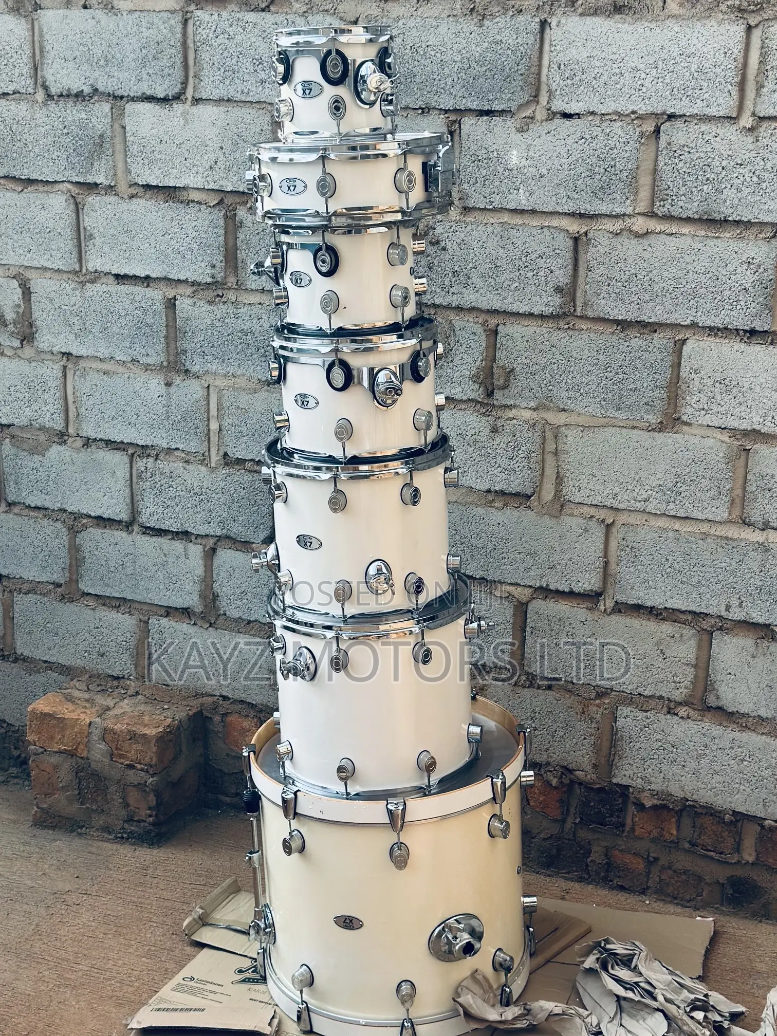PDP Drum Kit 7 Piece With Hardware and.paiste or Sabian Cymbals