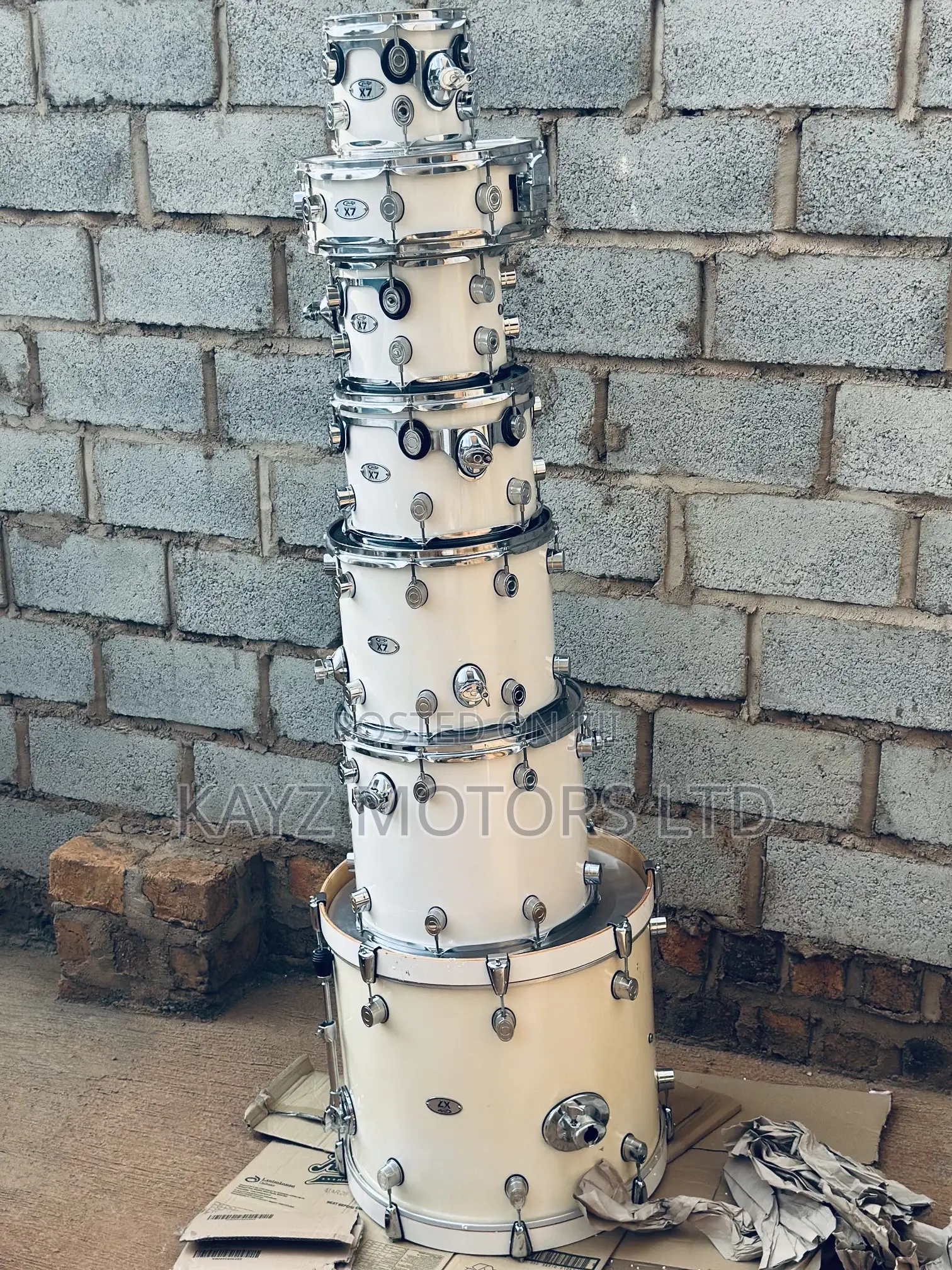 PDP Drum Kit 7 Piece With Hardware and.paiste or Sabian Cymbals