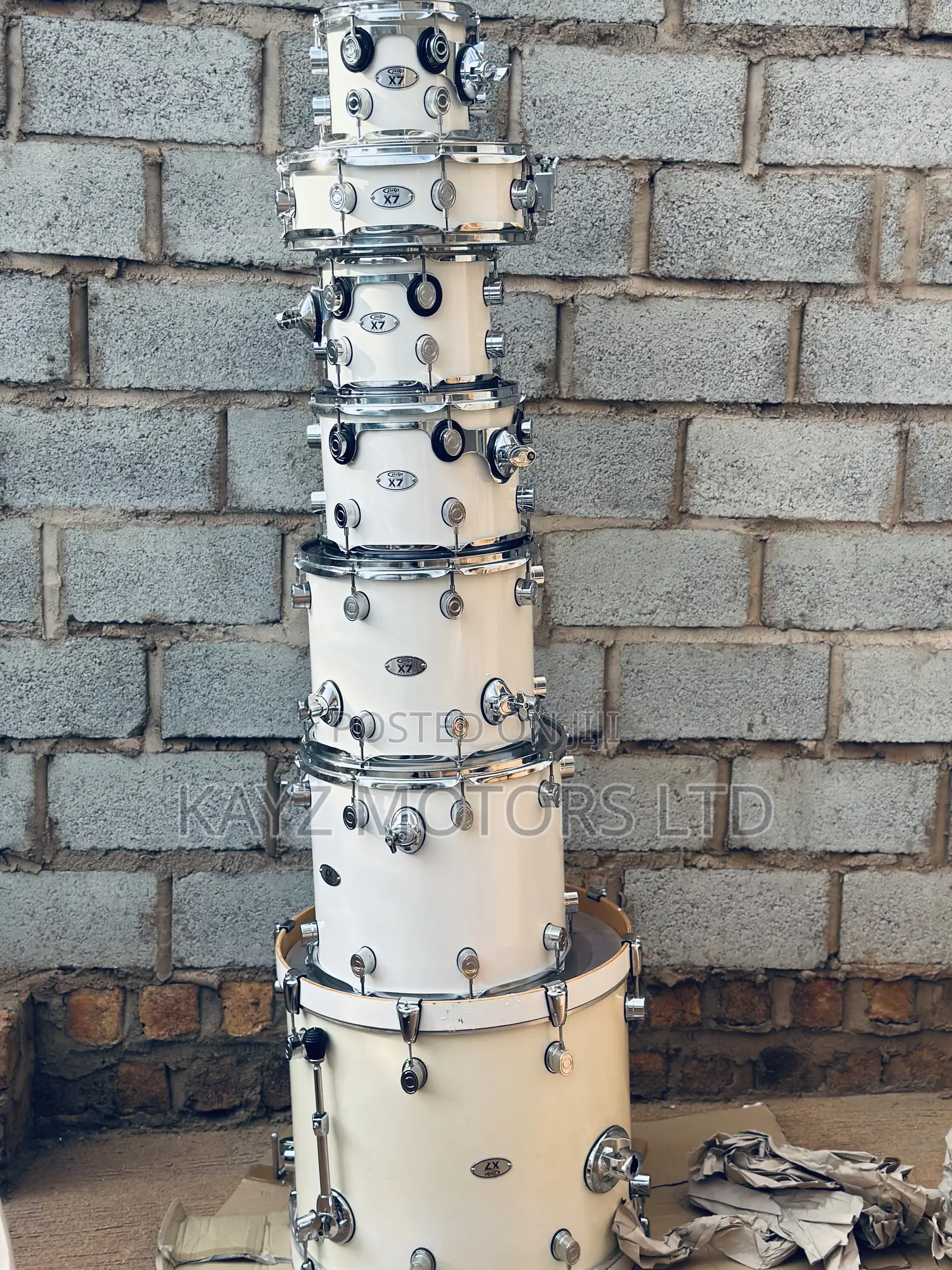PDP Drum Kit 7 Piece With Hardware and.paiste or Sabian Cymbals