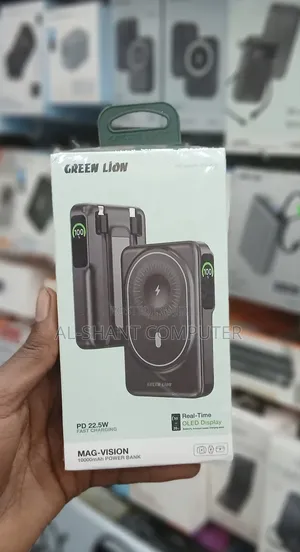 Green Lion Mag Vision 10000mah Wireless Powerbank