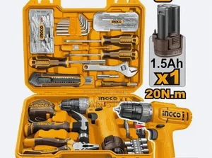Ingco 89 PCS Tools Set With Cordless Drill, Hkthp41482