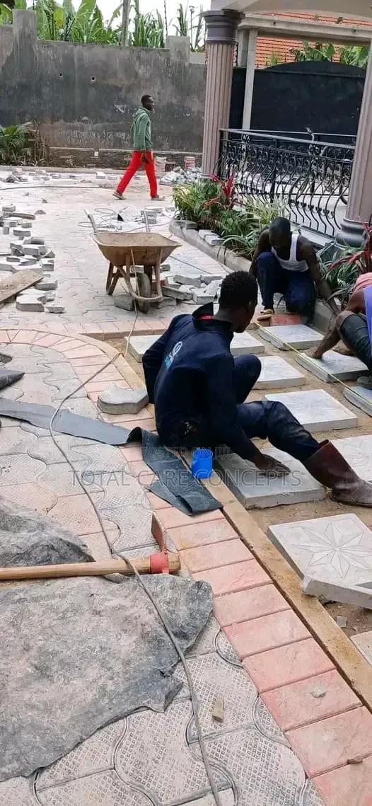 Modern Stone Works and Paving Installation