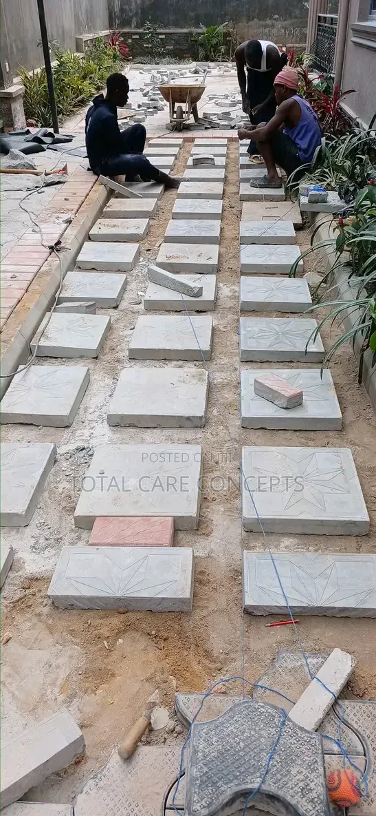 Modern Stone Works and Paving Installation