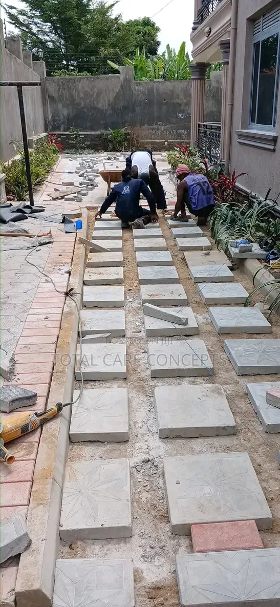 Modern Stone Works and Paving Installation