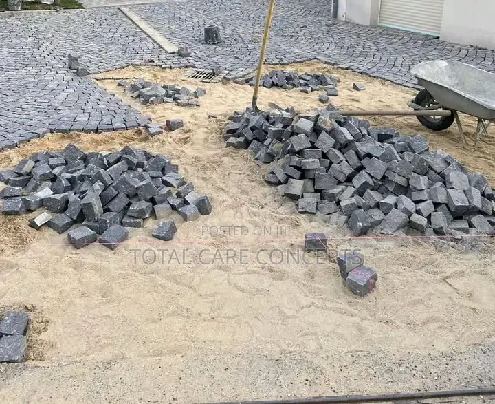Modern Stone Works and Paving Installation