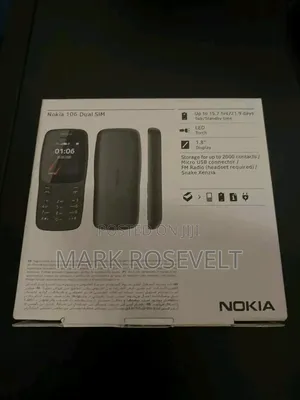 New Nokia 106 Black