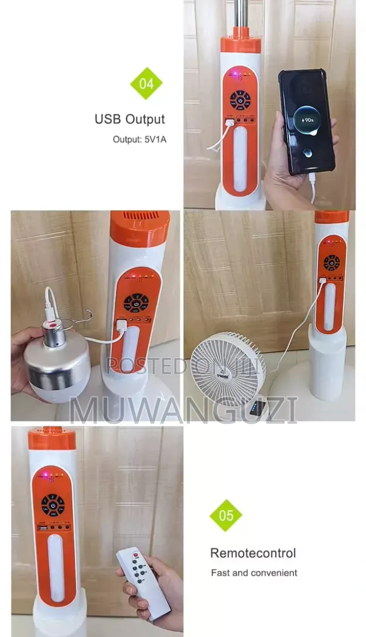 18" Rechargeable Stand Fan
