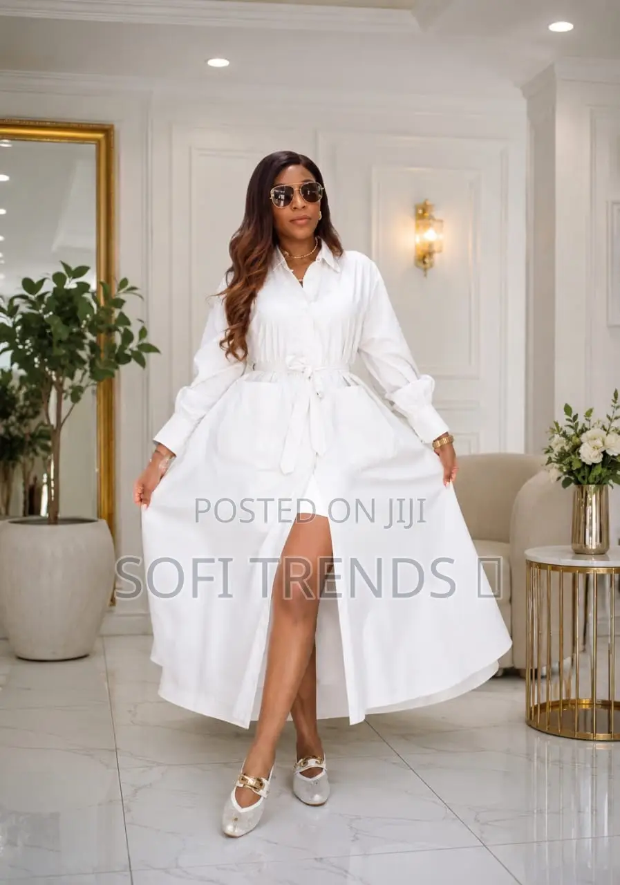Ladies Button Dresses