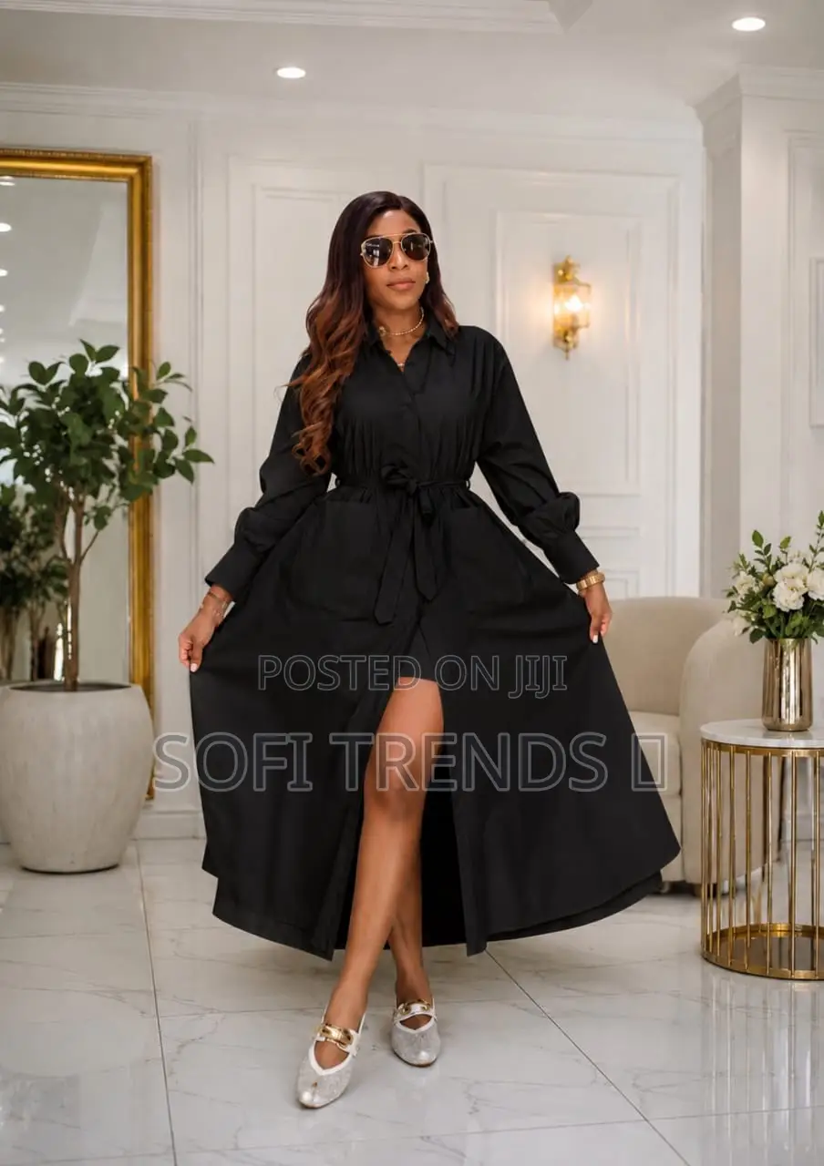 Ladies Button Dresses