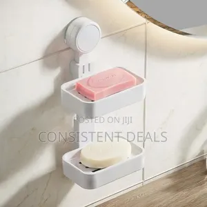 Wall Mounted Soap Holder, Shampoo Bar Dish