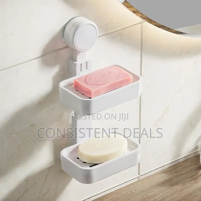 Wall Mounted Soap Holder, Shampoo Bar Dish