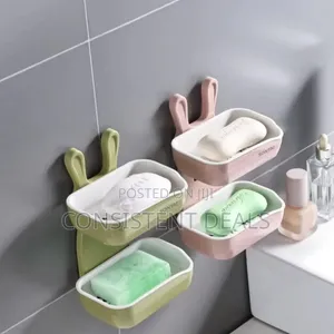 Wall Mounted Soap Holder, Shampoo Bar Dish
